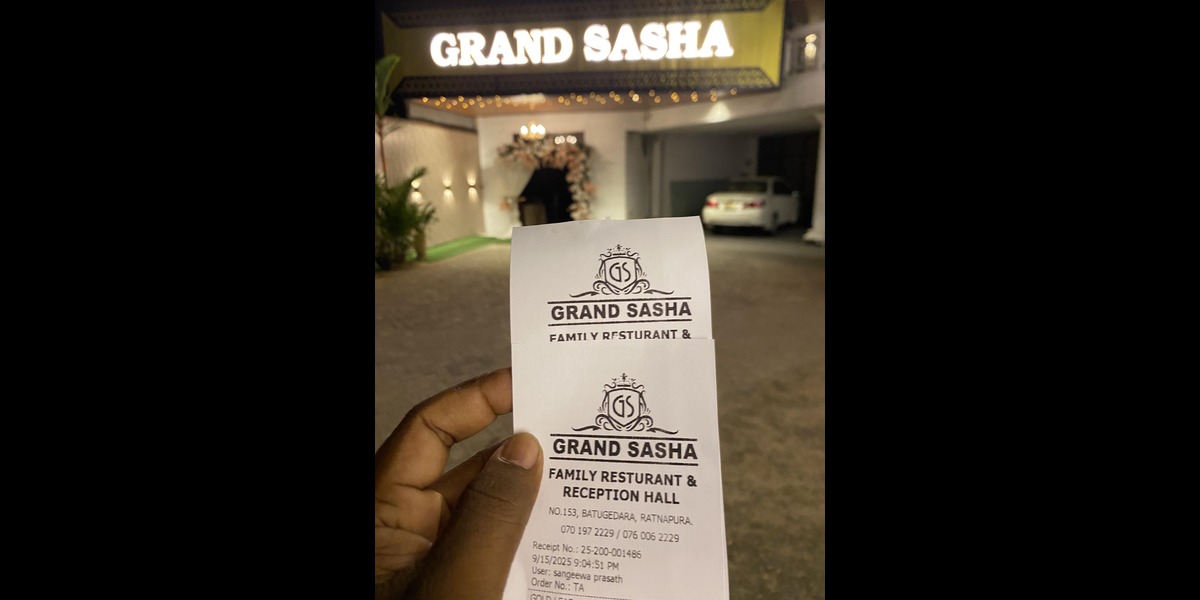 GRAND SASHA RESTUARANT RATNAPURA